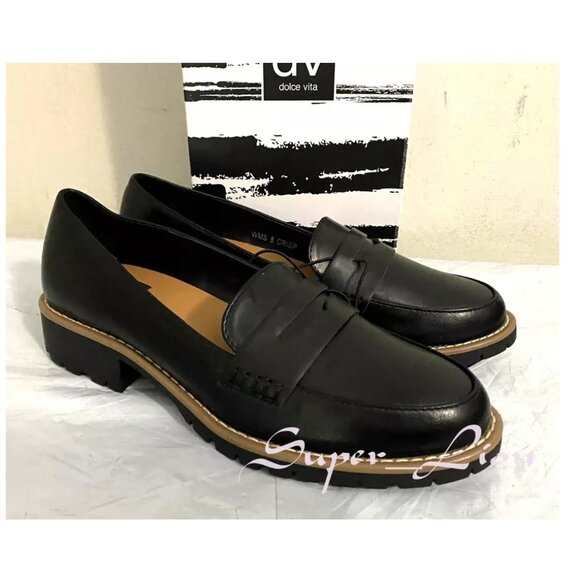 NEW DV by Dolce Vita Women's Crisp Lug Loafer - Picture 2 of 8